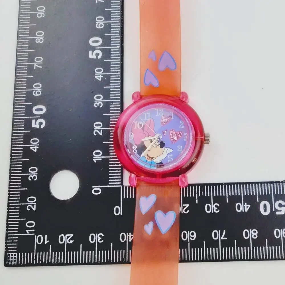 Disney Minnie Mouse Red Plastic Watch with Hearts